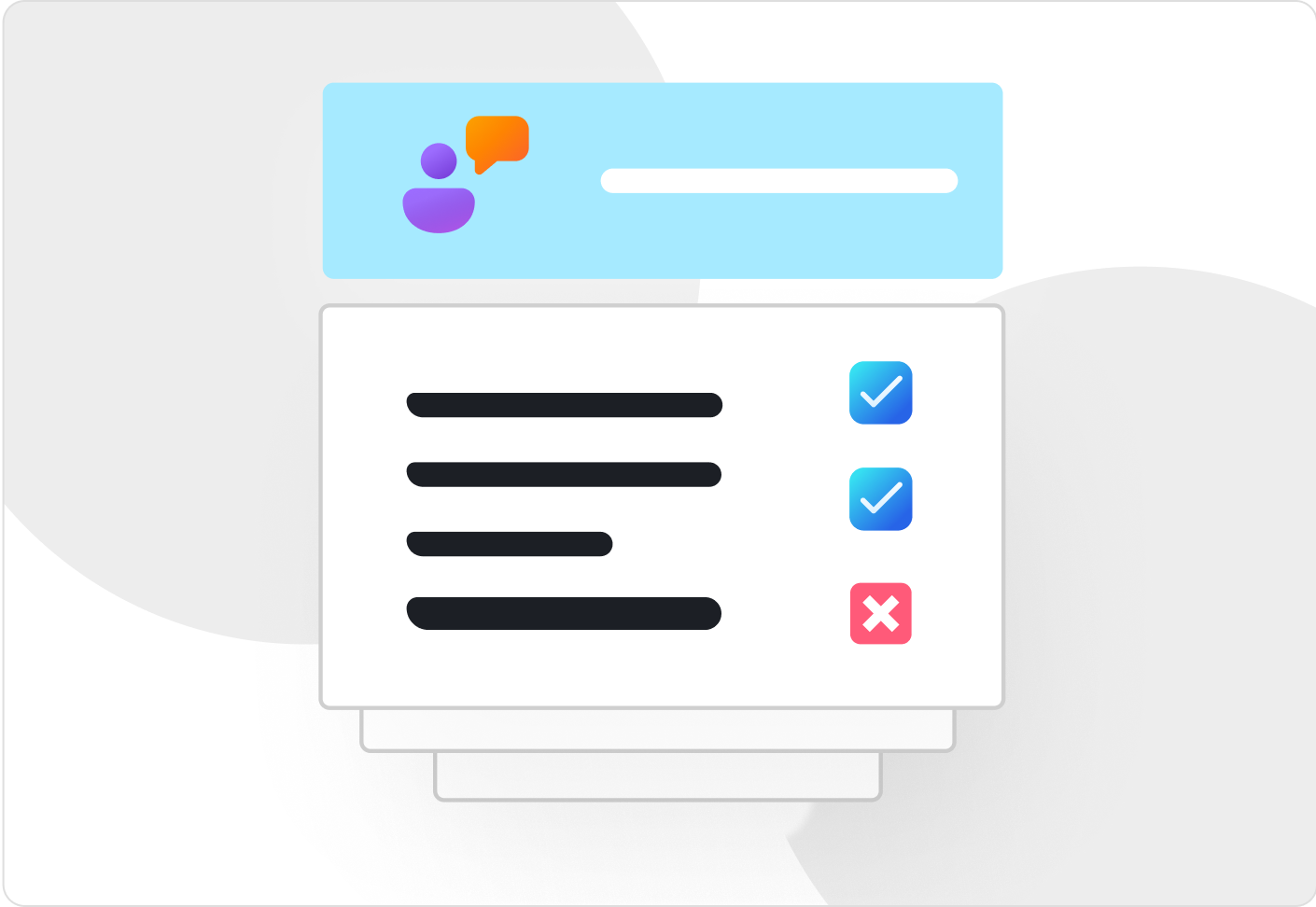 Illustration of AI skills assessment tool